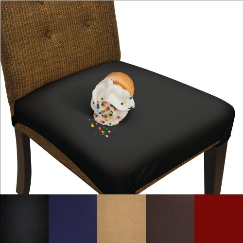 Covers of different colors for kitchen chairs