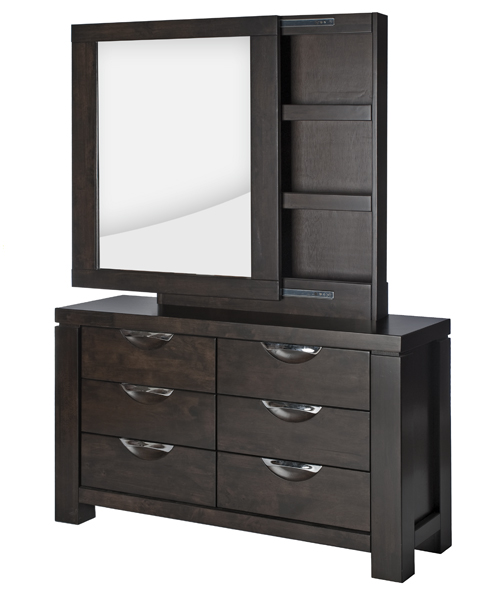 An example of a dressing table with a mirror in the bedroom