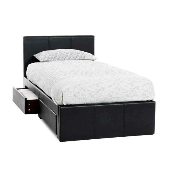 Serene_Latino_Faux_Leather_2_Drawer_Bedstead_1
