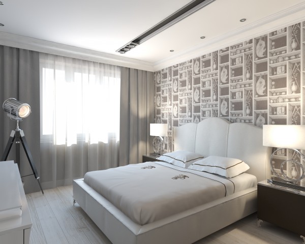 Accogliente camera da letto 18 mq m .: foto, interior design, bellezza, funzionalità