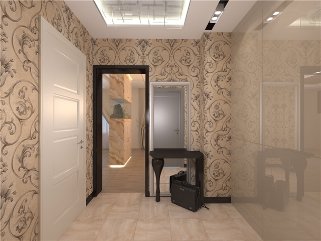 How to choose wallpaper for the hallway and corridor photo ideas for the apartment