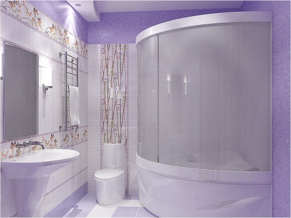 Les nuances de la conception correcte de l'intérieur de la salle de bain combinée