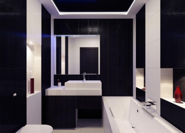 Organization of lighting in the bathroom