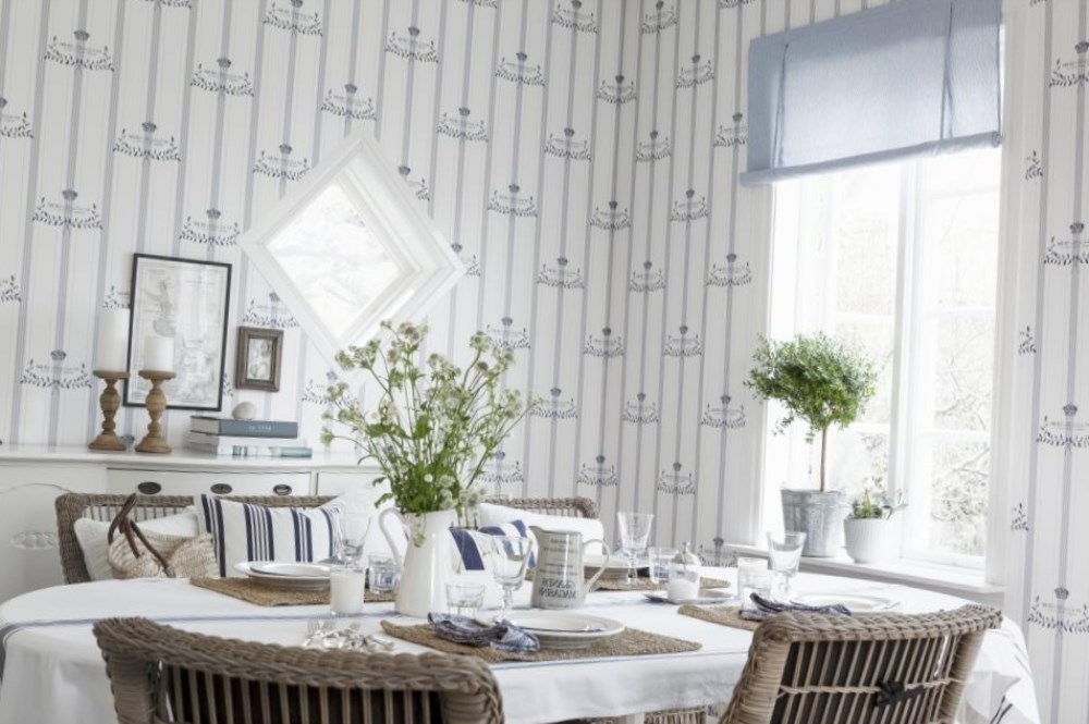 Wallpaper for a small kitchen: trends 2016 with photos