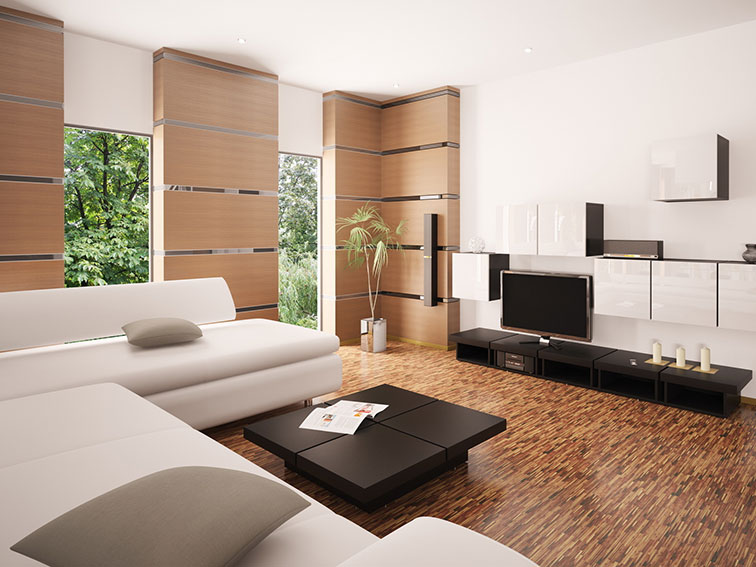 Minimalism style living room interior and design.
