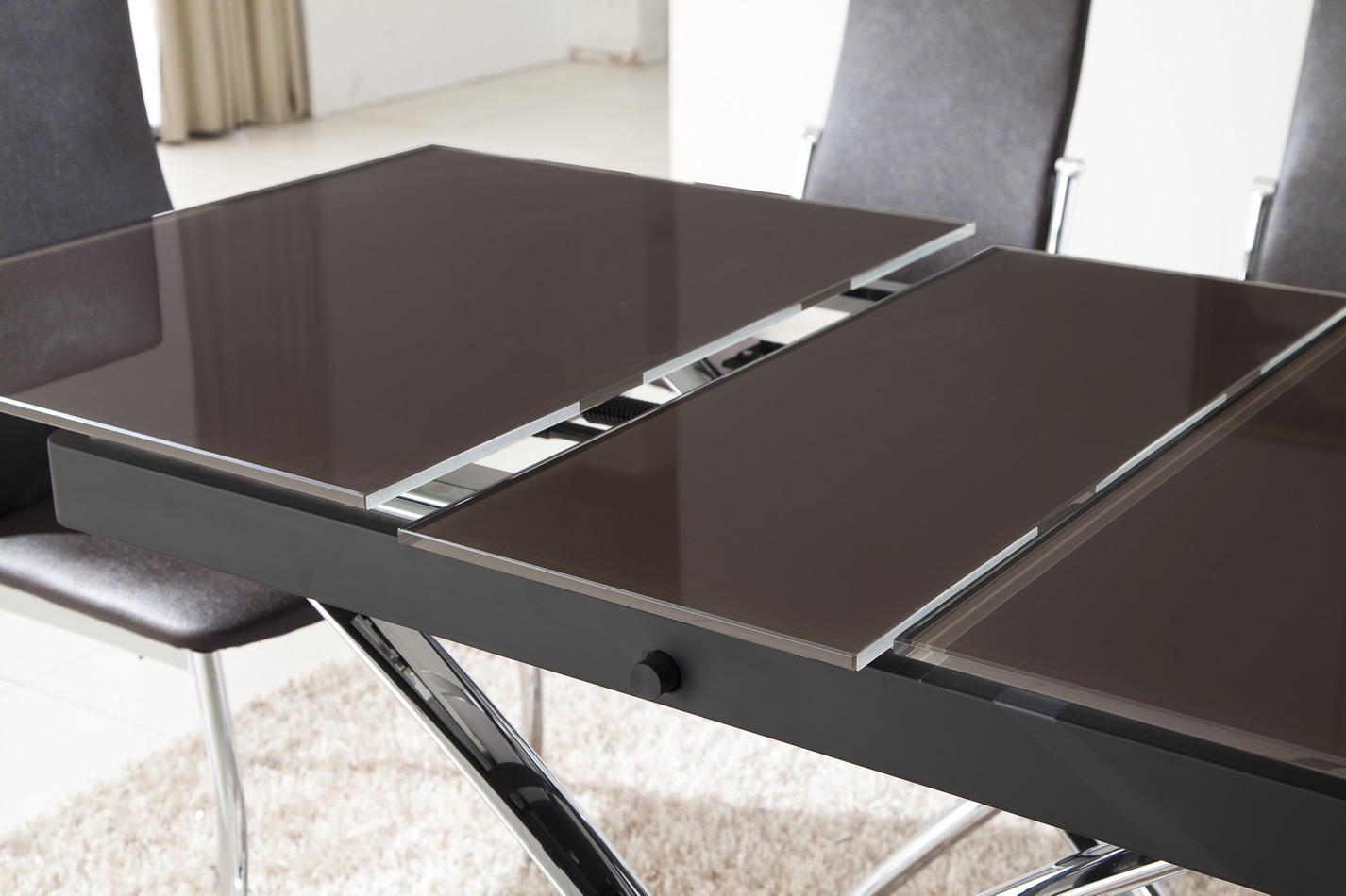Large table - transformer for a living room with white furniture