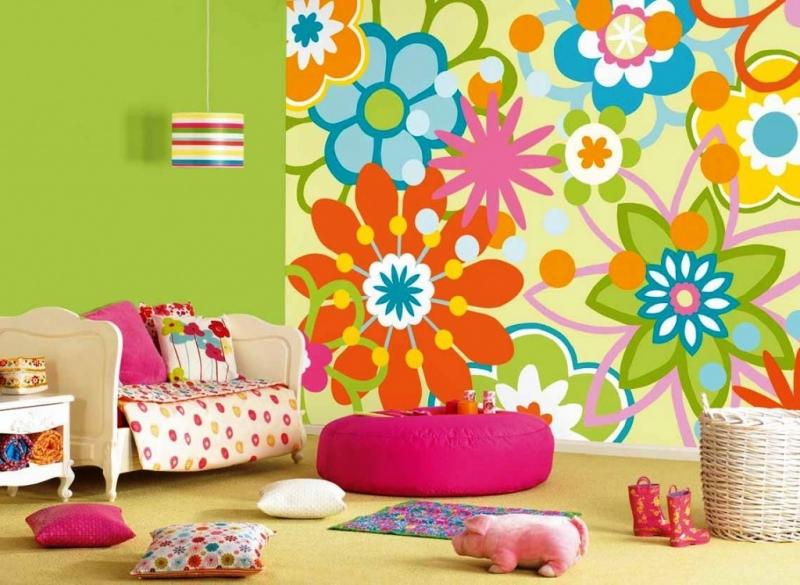 The right mural for the stylish decor of the children's room