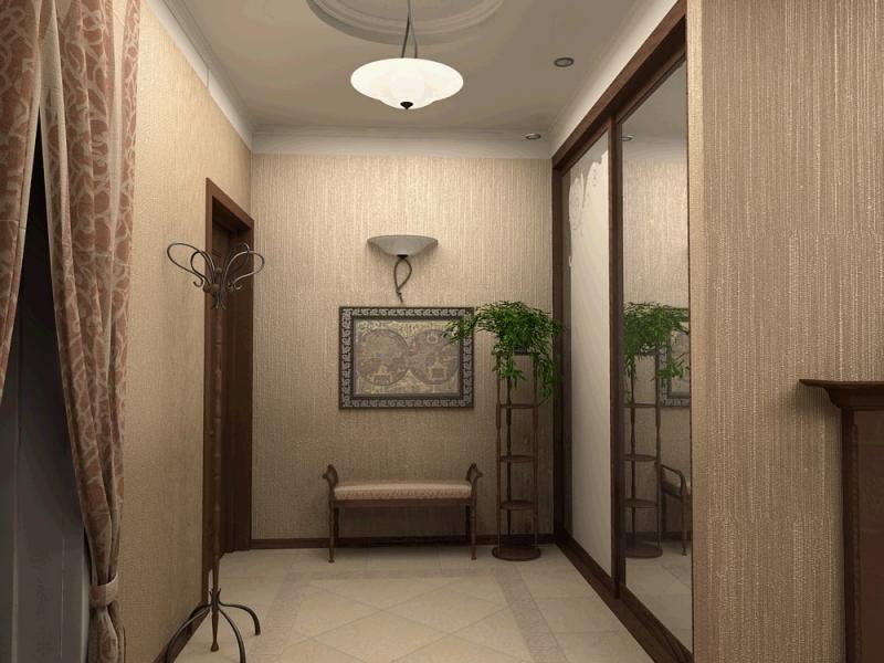Idées de design de papier peint pour les conceptions classiques de couloirs et de couloirs