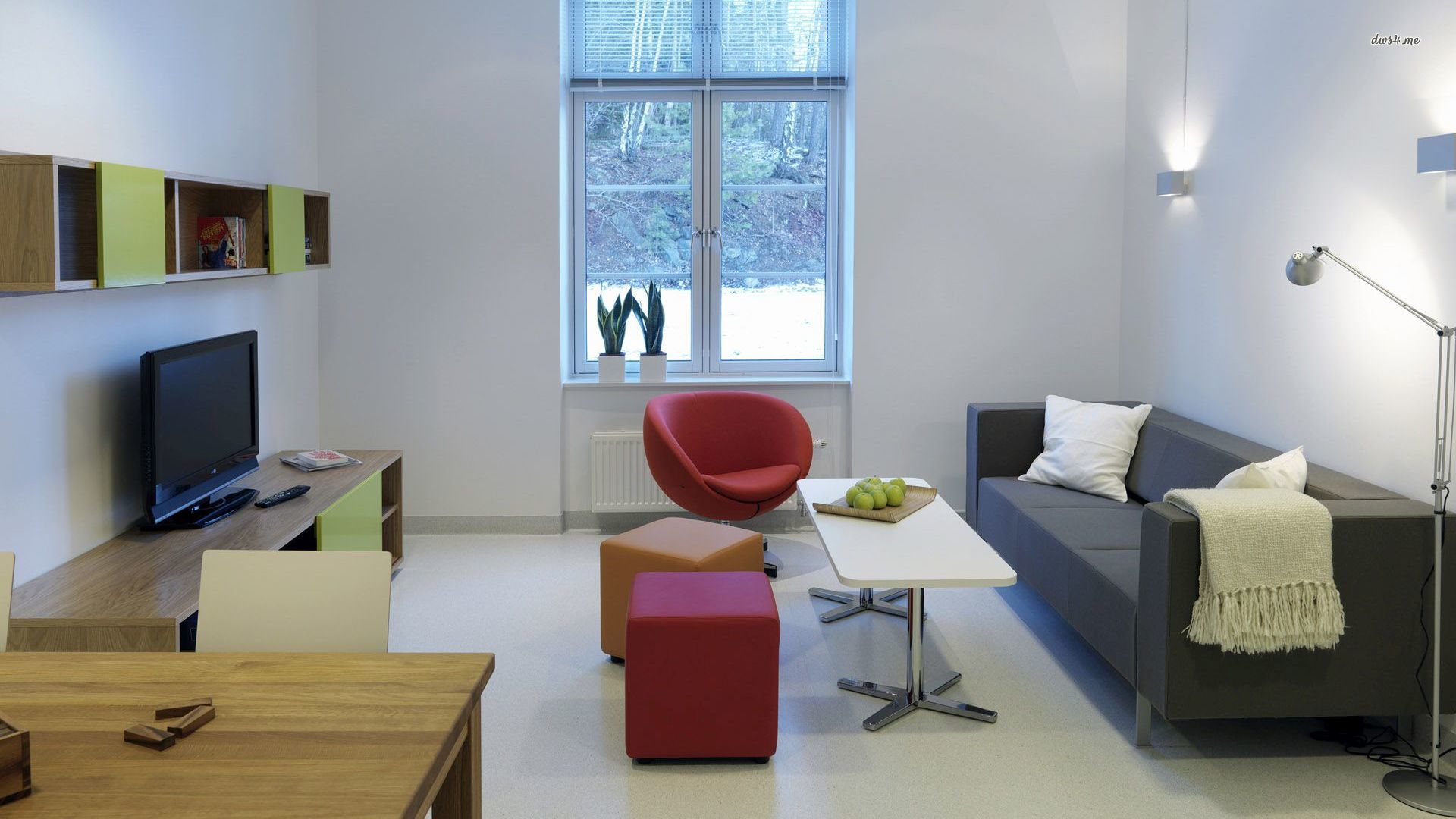L'idée d'un salon moderne dans le style du minimalisme