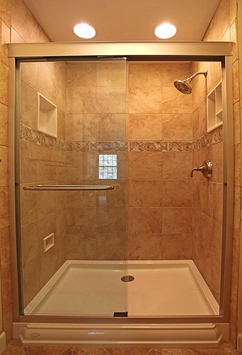 Douche design photo pour une petite salle de bain