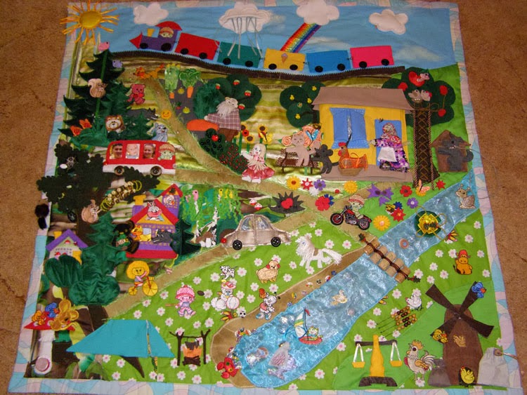 Photo of the original educational rug for children