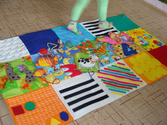 Photo of a developing rug for a preschooler