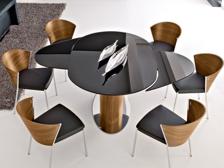 Transformer table for a modern living room
