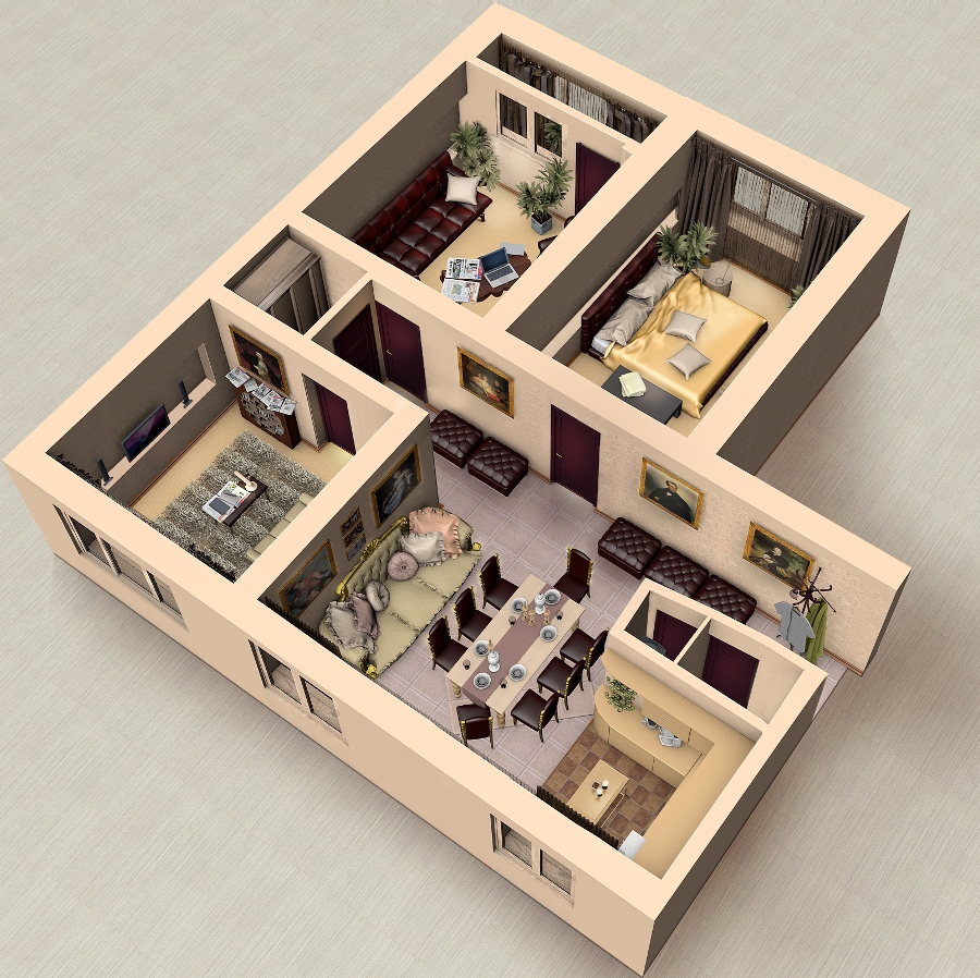 3d house design