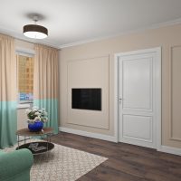 light doors in a design with a touch of dark picture