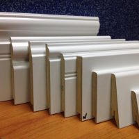 white ceramic baseboard in the interior of the room picture