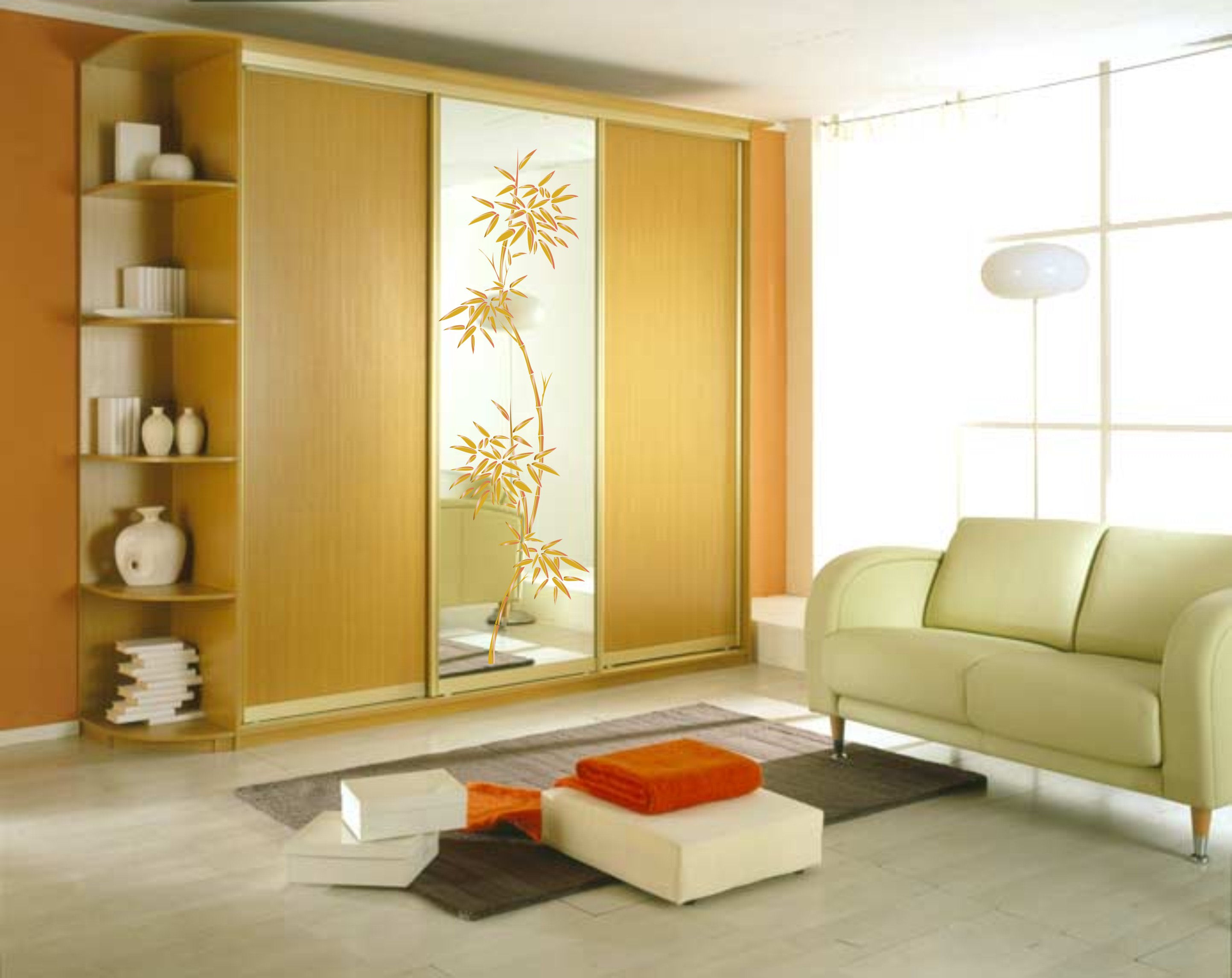 large wardrobe in the style of the corridor