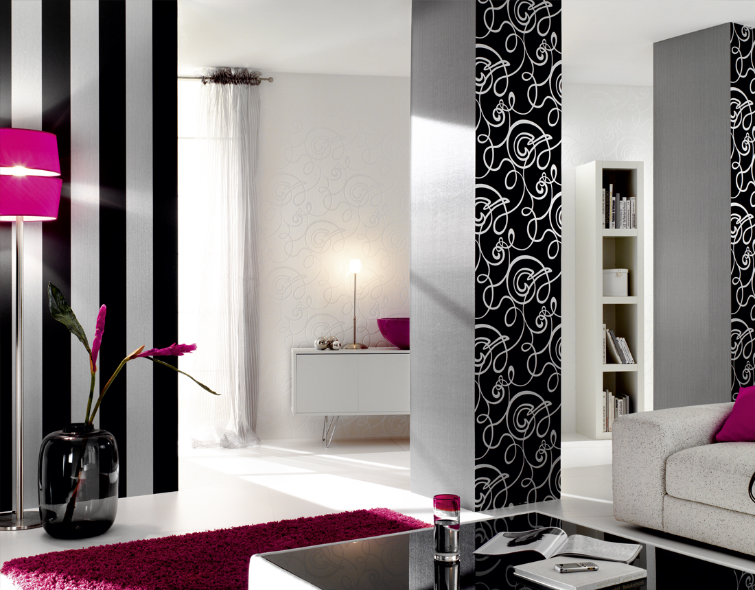 black neo-baroque bedroom design
