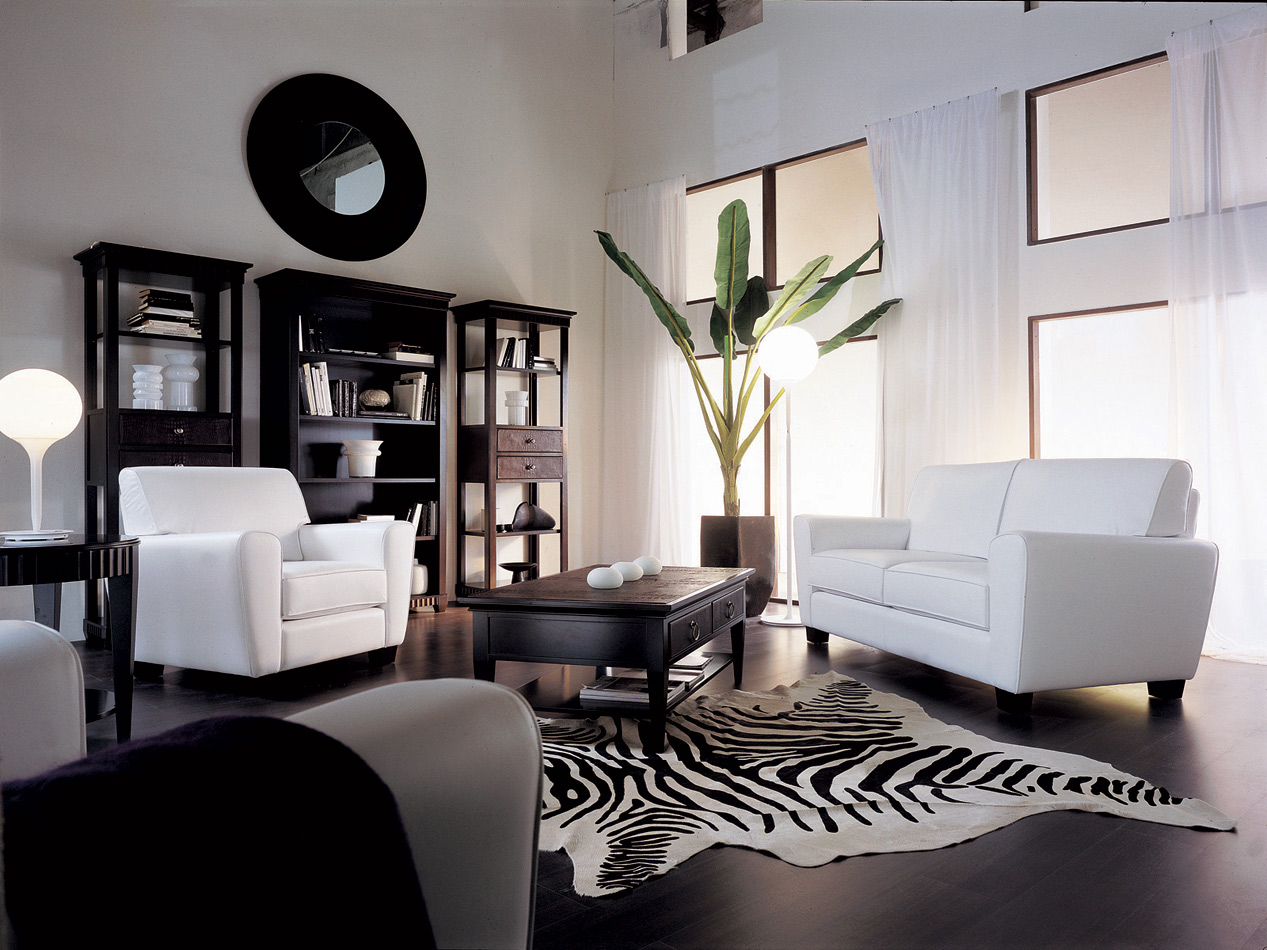 refined room style in black