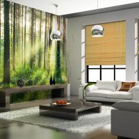 bright photo wallpaper with animals in the bedroom photo