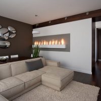 stylish high-tech living room design picture