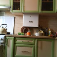 bright beige kitchen design in provence style