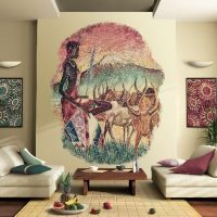 light style apartment in african style picture