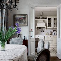 bright apartment design in the style of shabby chic picture
