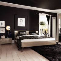 beautiful style corridor in black color picture