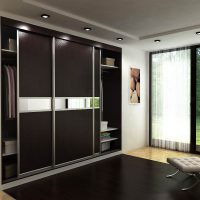 cabinet style in the corridor of wood picture