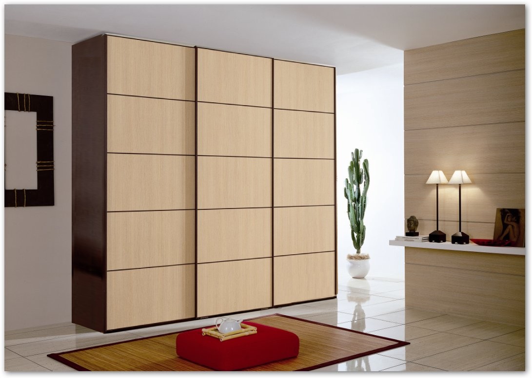 cabinet design in wood corridor