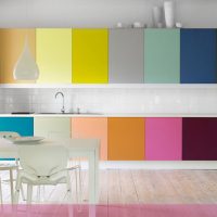 foto di design della camera da letto a colori