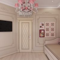 bright doors in the interior with a touch of pink picture
