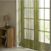 bright curtains threads in the style of the kitchen picture
