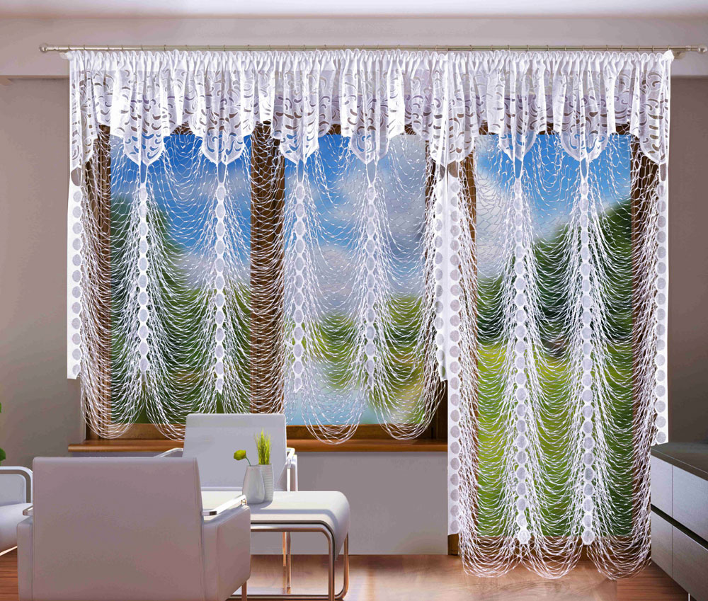 bright bedroom-style filament curtains