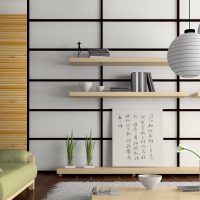 Couloir design en photo de style japonais