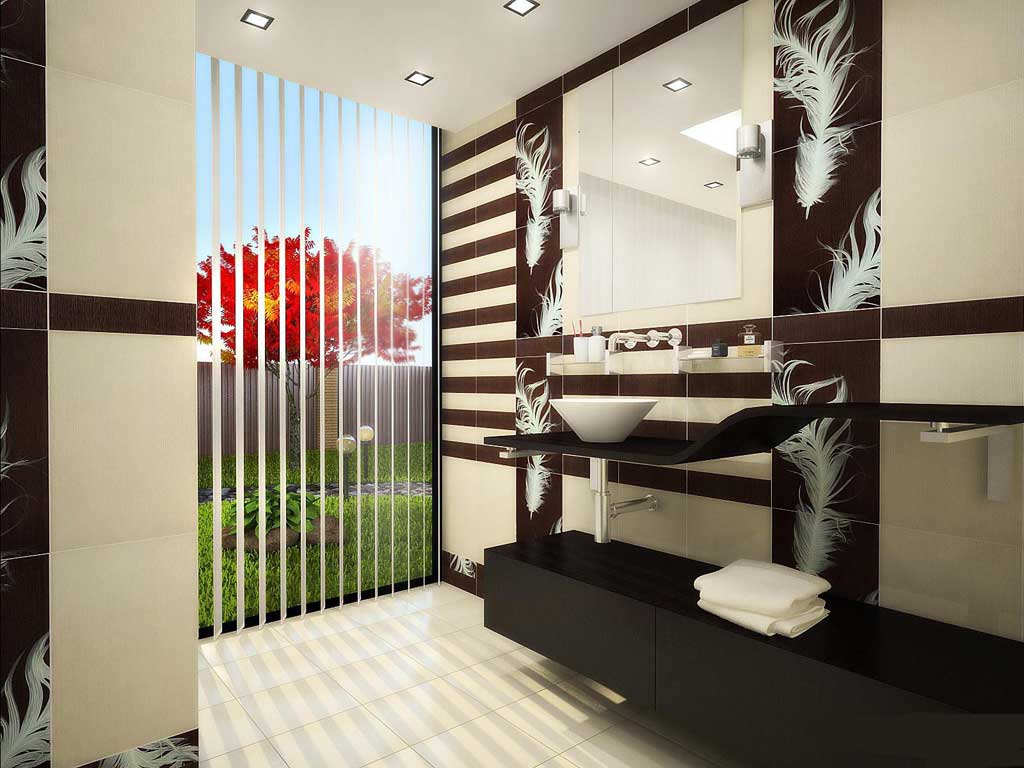 light Japanese-style corridor decor