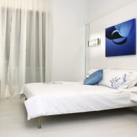 beautiful room interior in white color picture