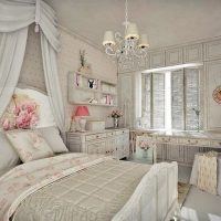 light room decor in the style of shabby chic photo