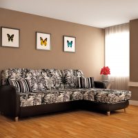 beautiful corner sofa in the style of the hallway photo
