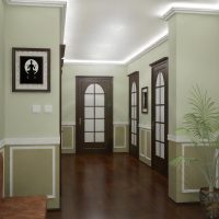 dark mahogany style living room doors photo