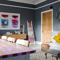 bright hallway style in eclectic style photo