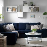 beautiful corner sofa in the style of an apartment picture