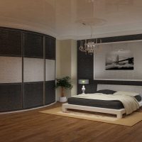 large wardrobe in the design of the hallway picture