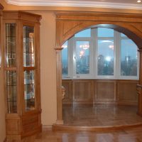 beautiful archway in the design of the hallway picture