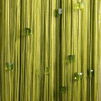unusual curtains threads in the style of the kitchen picture