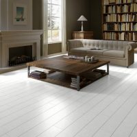 beautiful white oak in the living room decor picture