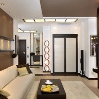 couloir intérieur lumineux dans l'image de style japonais