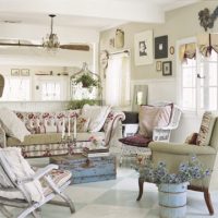 light decor in the style of shabby chic photo