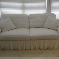 white sofa in the interior of the hallway picture